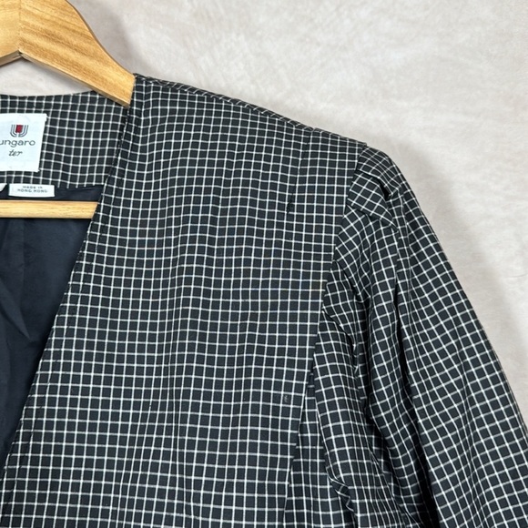 VTG Emanuel Ungaro ter Jacket Women 8 Avant Garde French Couture 80's Cropped - Picture 2 of 12